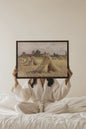 CHAMPS DES SOUVENIRS, Oeuvre sur toile étirée