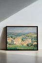 VILLAGE IN BLOOM, Work on stretched canvas