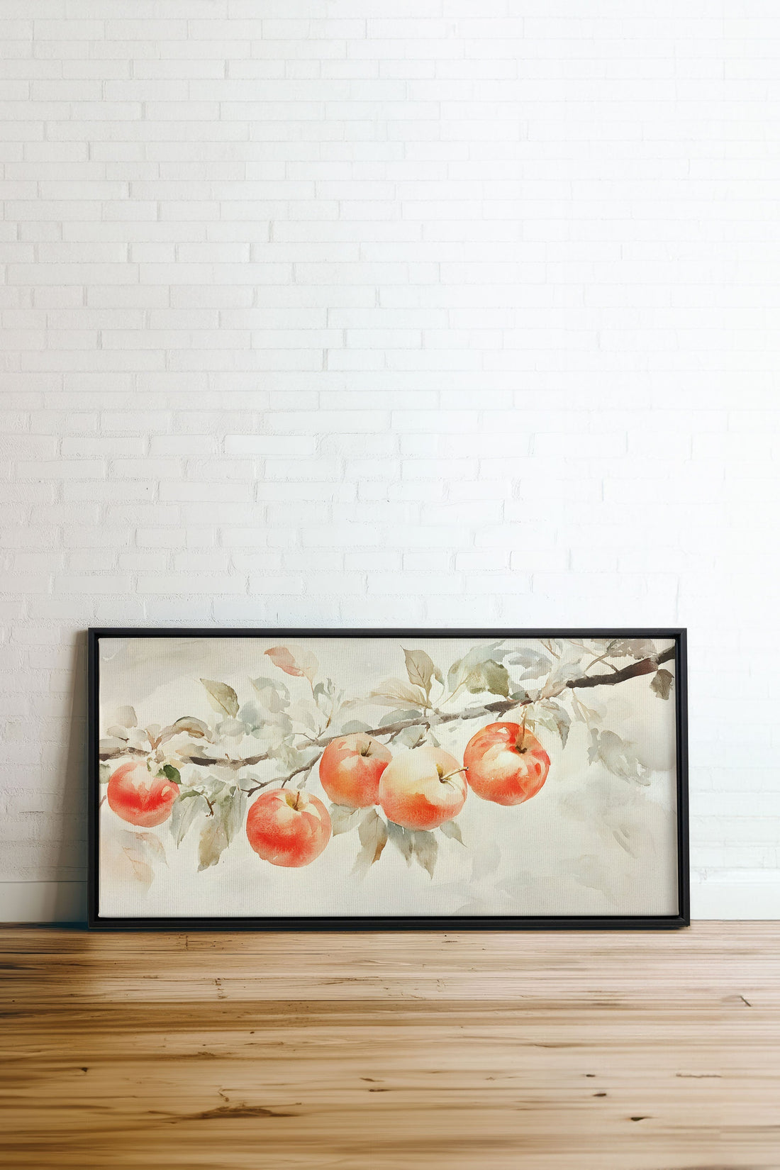 OLEKA CANVAS - DOUCE RÉCOLTE, Oeuvre sur toile étirée, encadré Noir