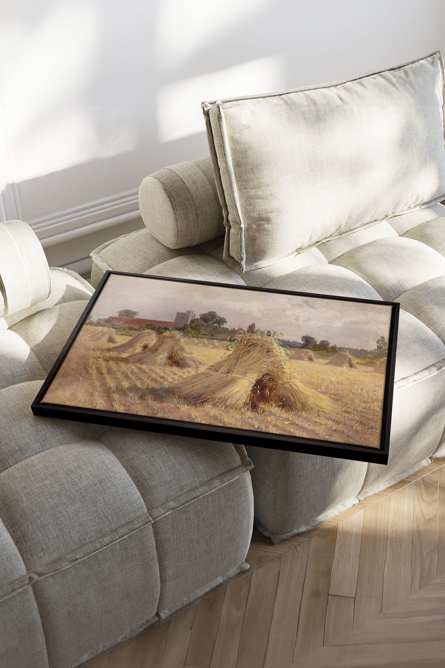CHAMPS DES SOUVENIRS, Oeuvre sur toile étirée