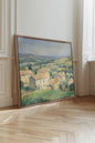 VILLAGE IN BLOOM, Work on stretched canvas