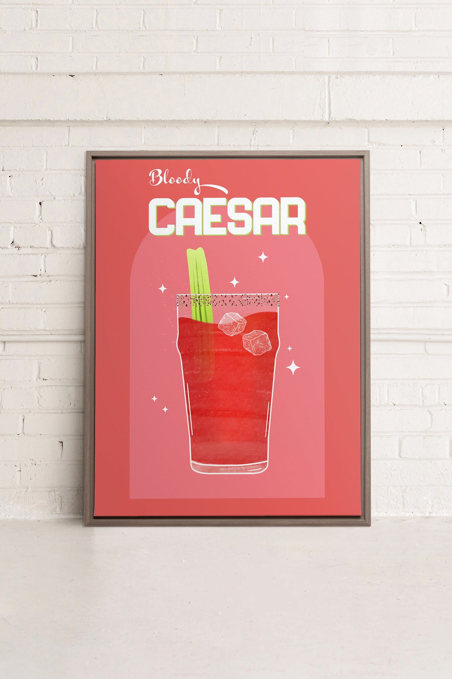 BLOODY CAESAR, Work on stretched canvas