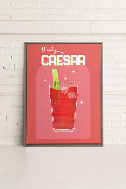 BLOODY CAESAR, Work on stretched canvas