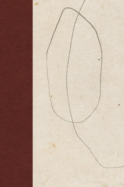 SOFT OUTLINE, Oeuvre sur toile rigide, encadré Vintage Blanc