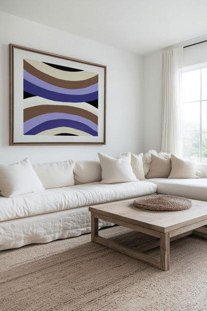 FLOW OF SHADES, Work on stretched canvas