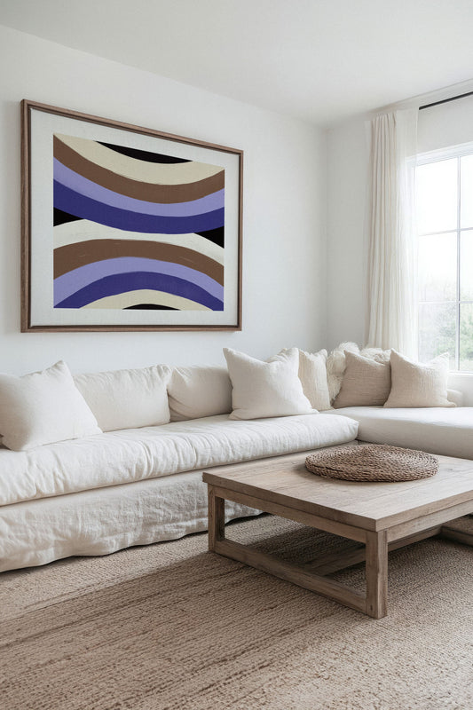 FLOW OF SHADES, Work on stretched canvas