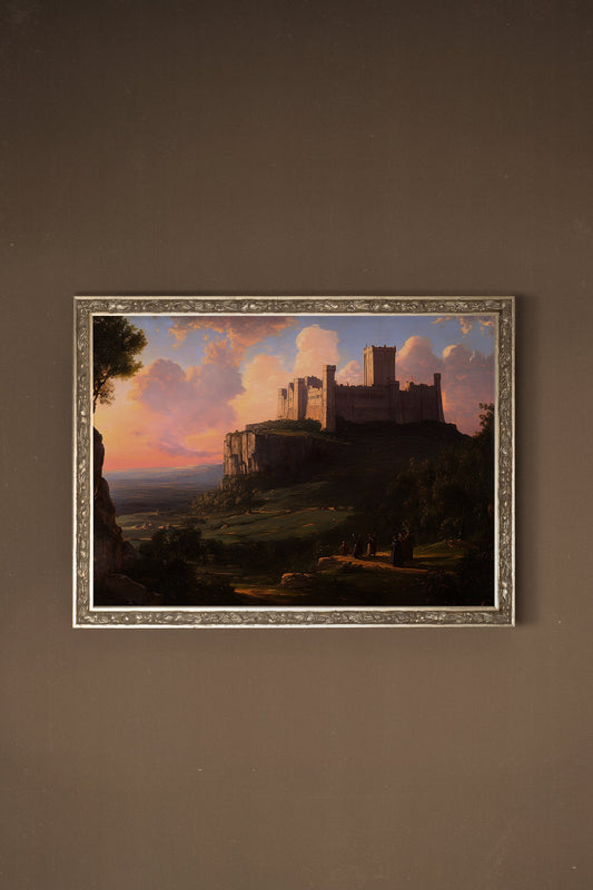 EPIC LANDSCAPE, VINTAGE SILVER FRAME