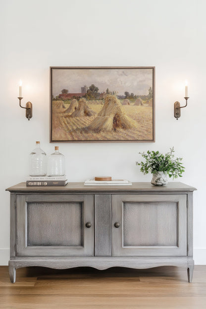 CHAMPS DES SOUVENIRS, Oeuvre sur toile étirée