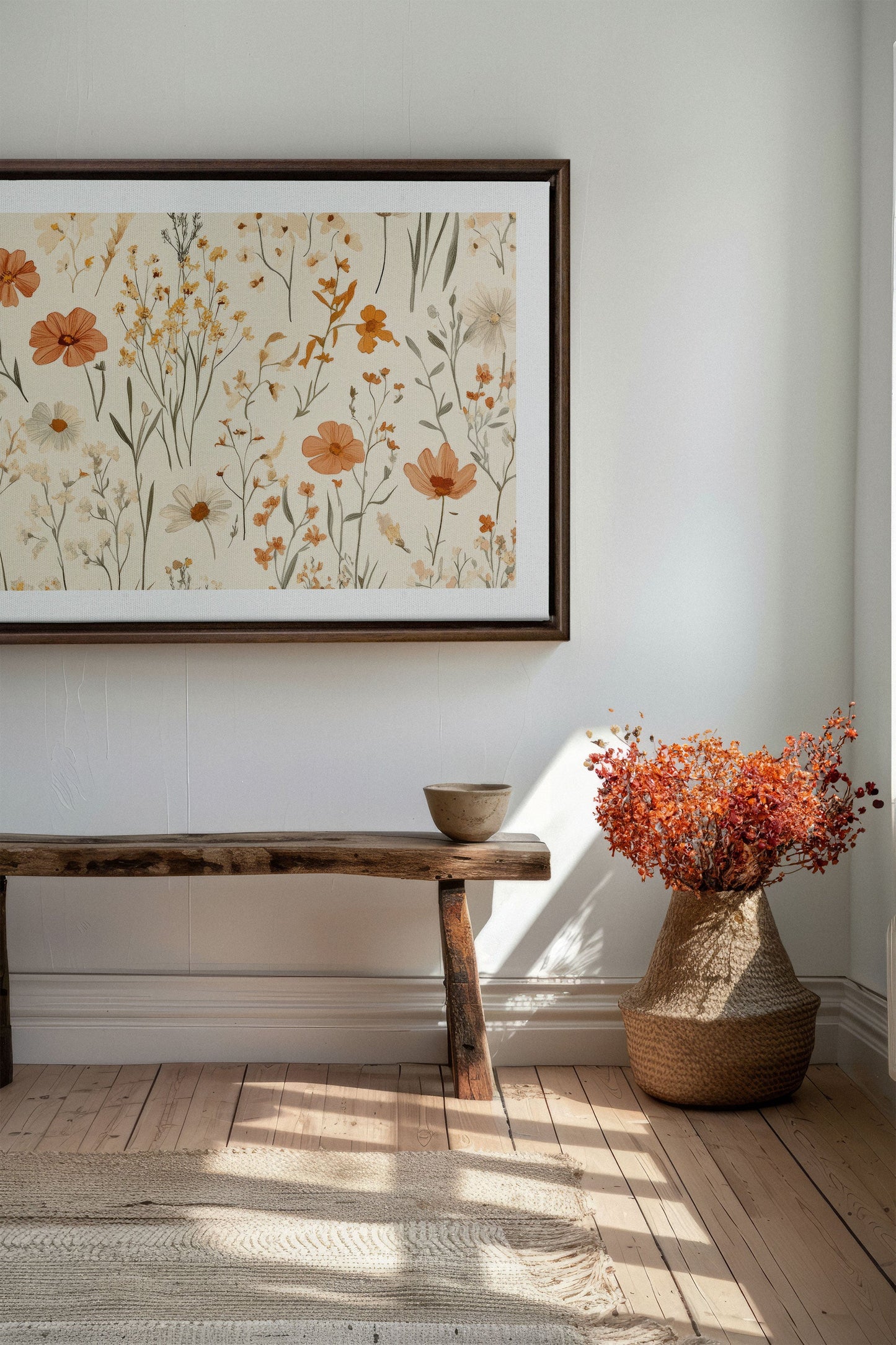 AUTUMN GARDEN, Work on stretched canvas