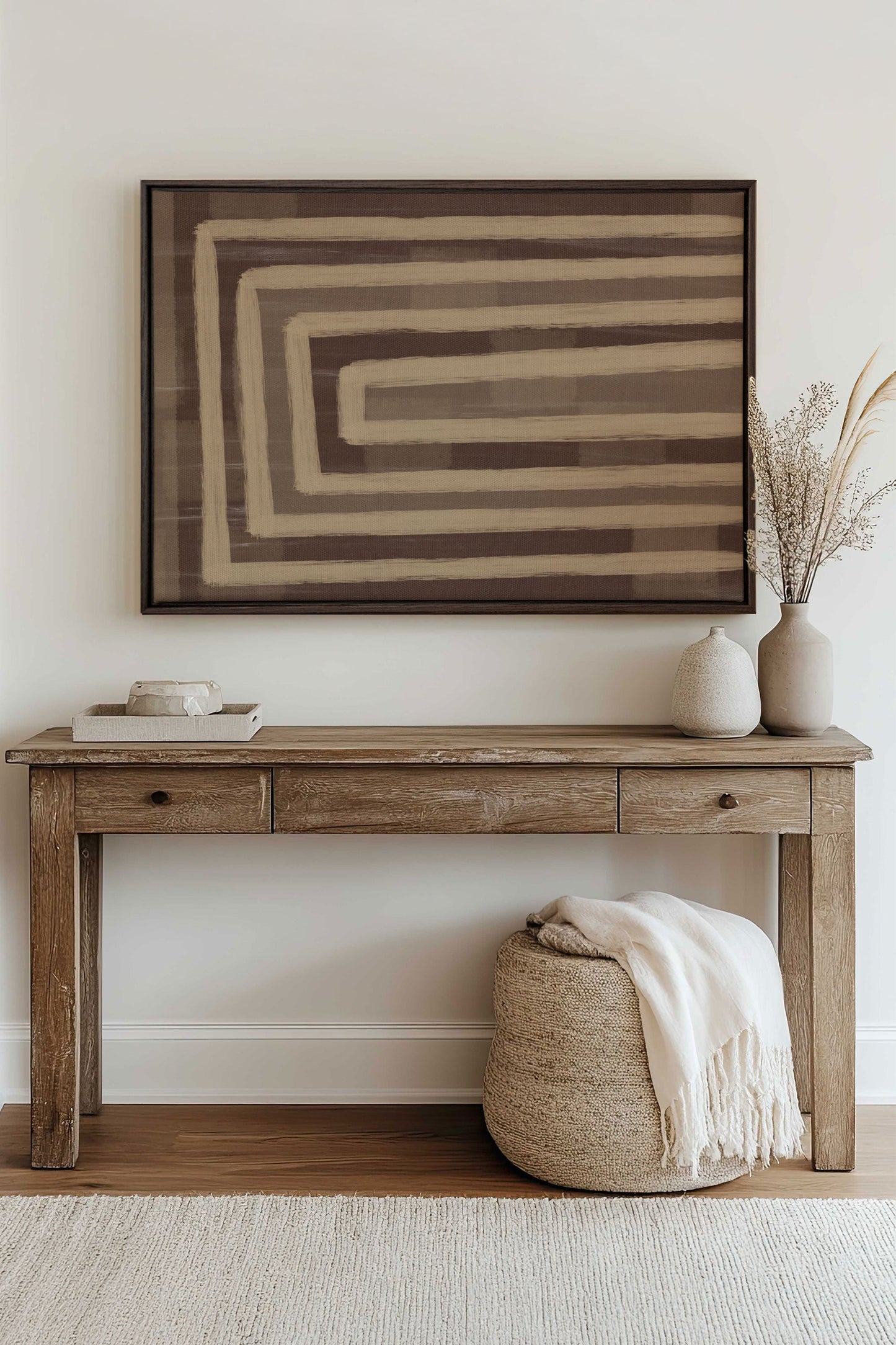 GOLDEN MAZE, Work on stretched canvas