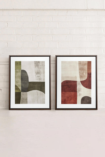 SEASONAL BALANCE (2 Works on stretched canvas)