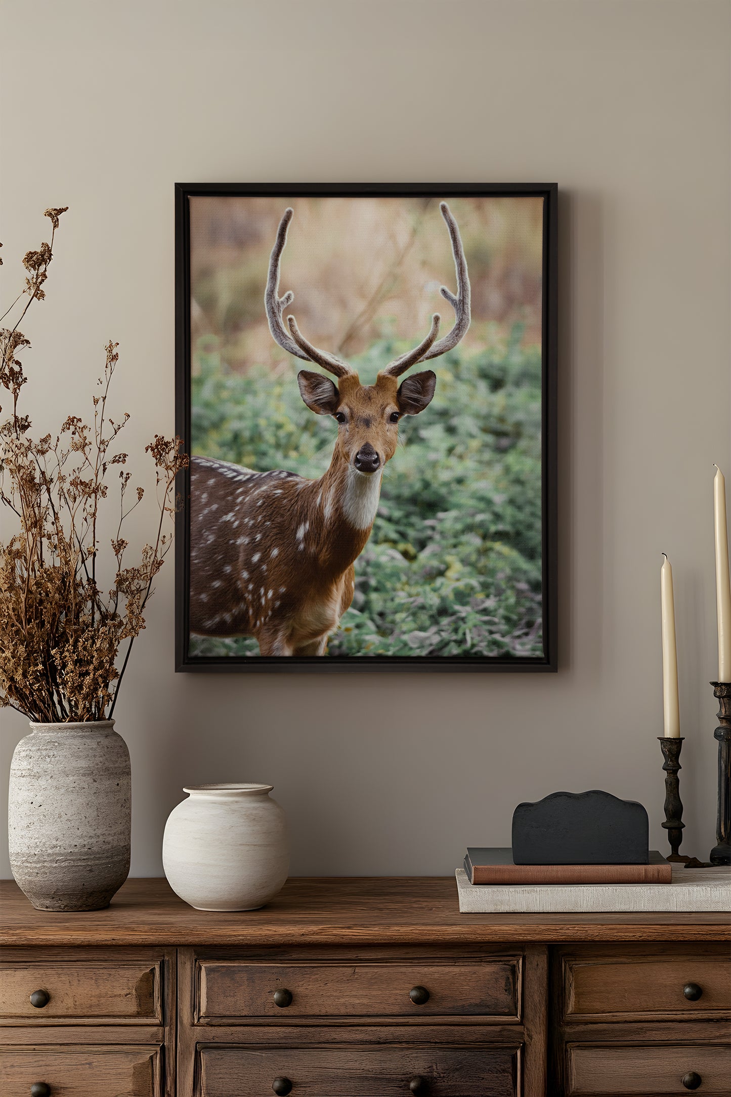 LUEUR DES BOIS, Oeuvre sur toile étiré