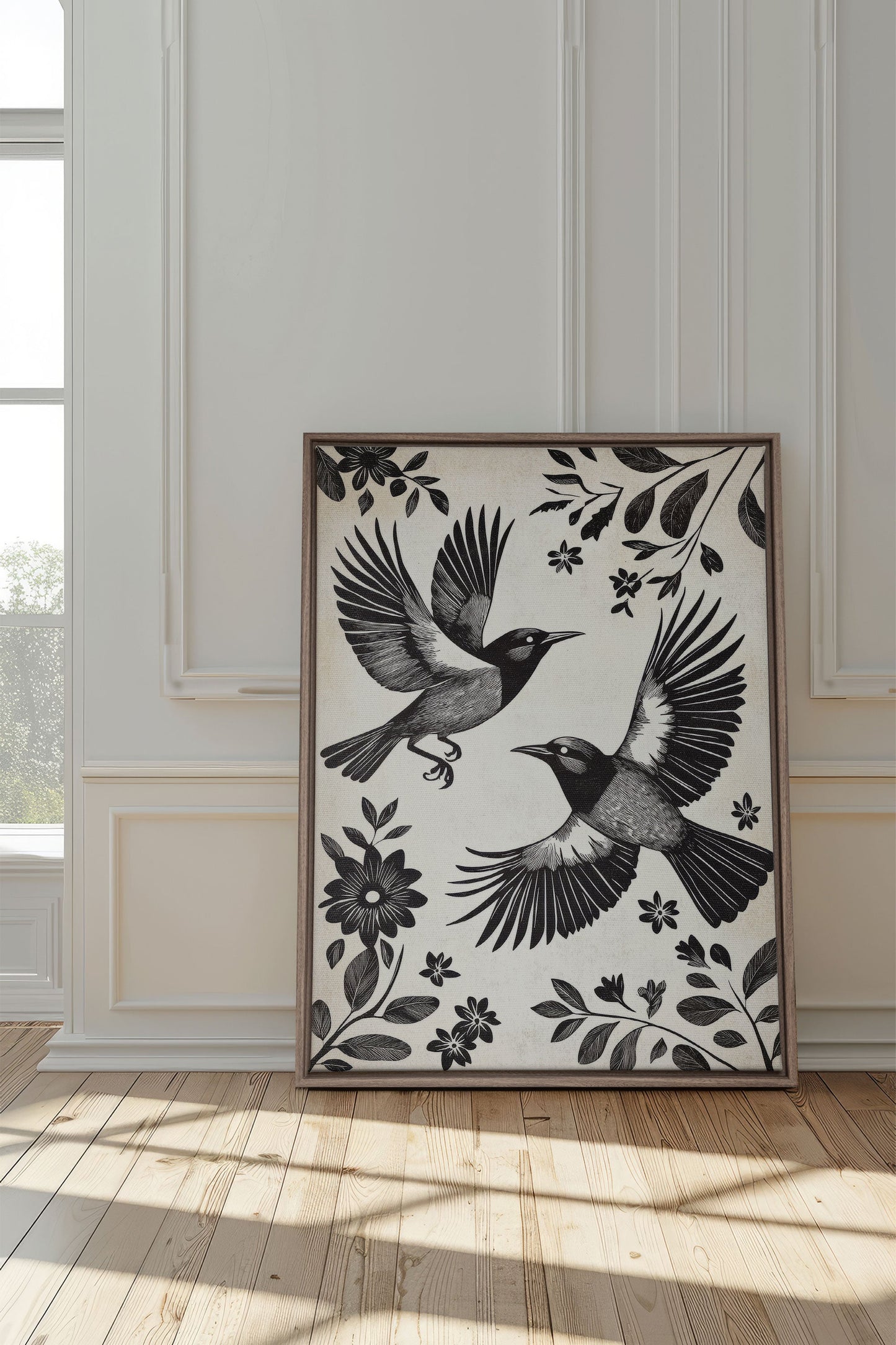 DARK WINGS, Work on stretched canvas