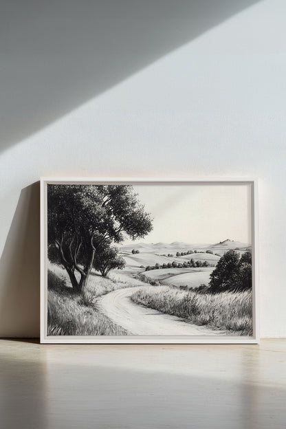 DOUCEUR DES COLLINES, Work on stretched canvas