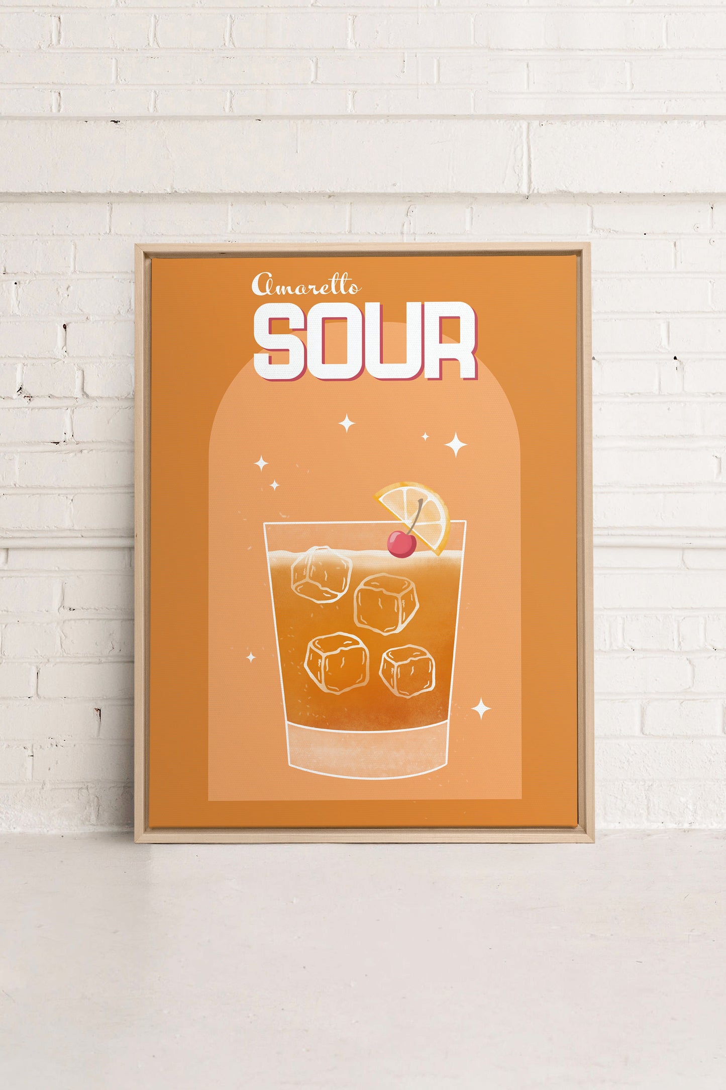 AMARETTO SOUR, Work on stretched canvas
