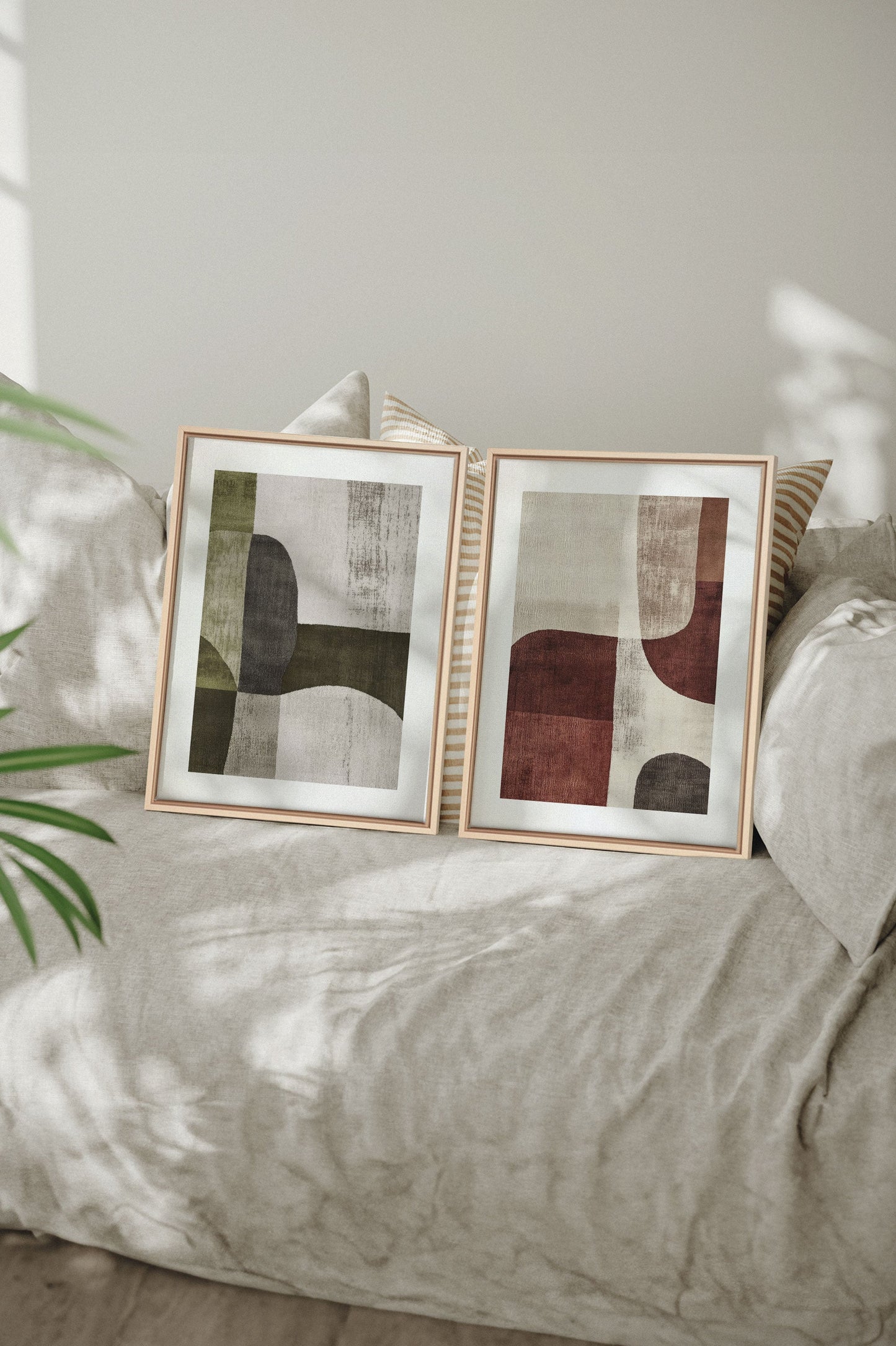 SEASONAL BALANCE (2 Works on stretched canvas)