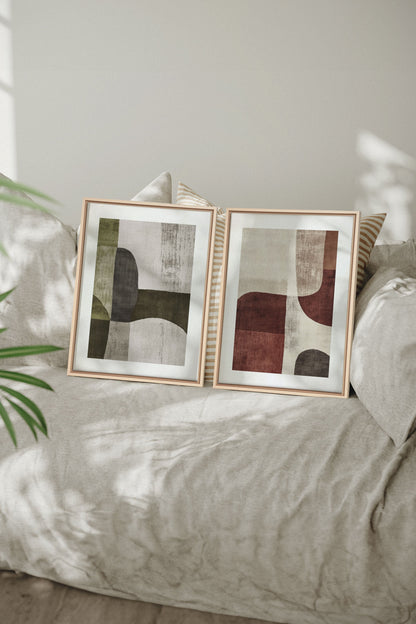 SEASONAL BALANCE (2 Works on stretched canvas)
