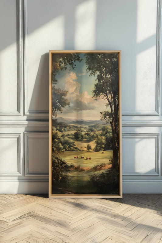 REPOS CHAMPÊTRE, Work on stretched canvas