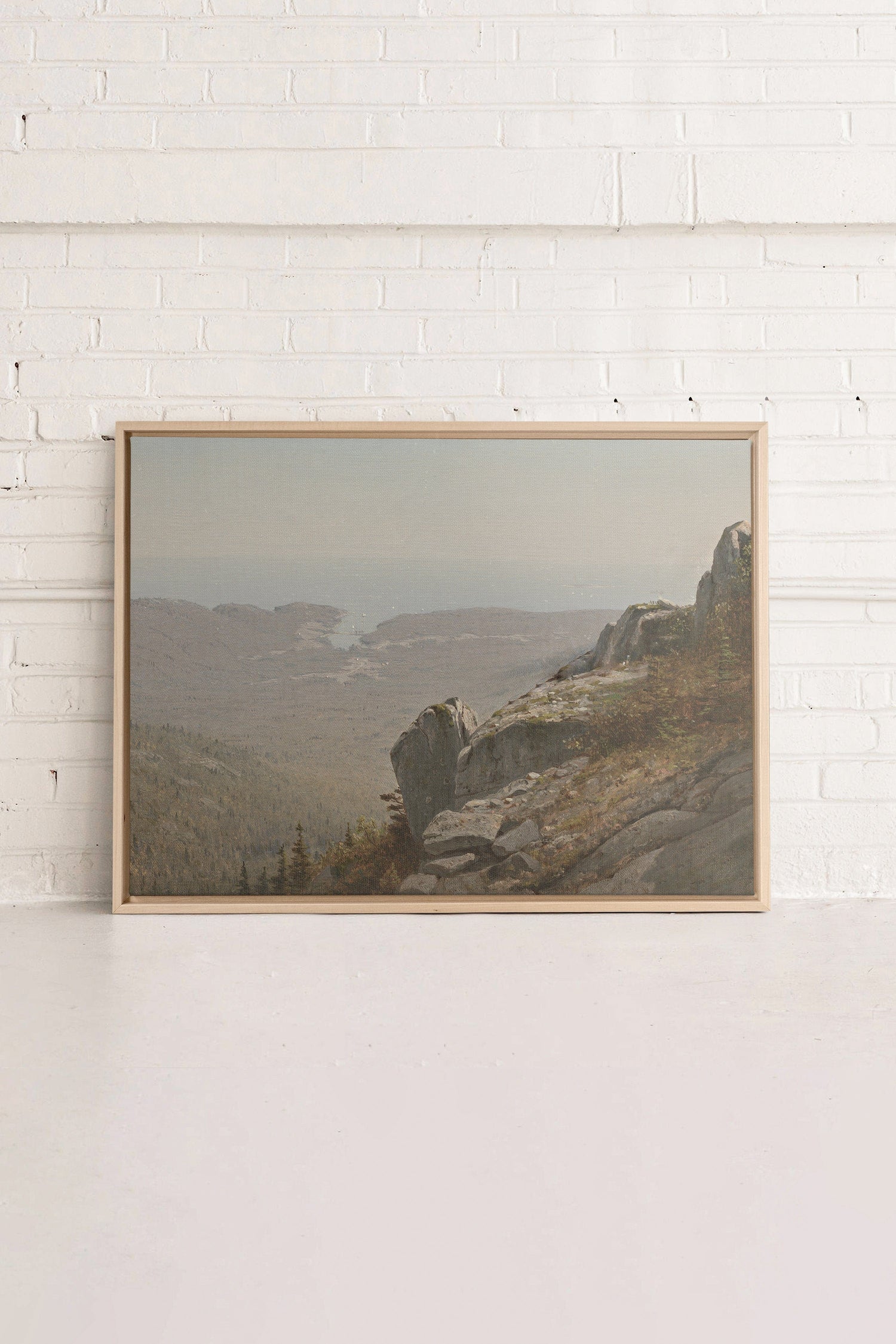 ROCKY CLIFF, Oeuvre sur toile étirée