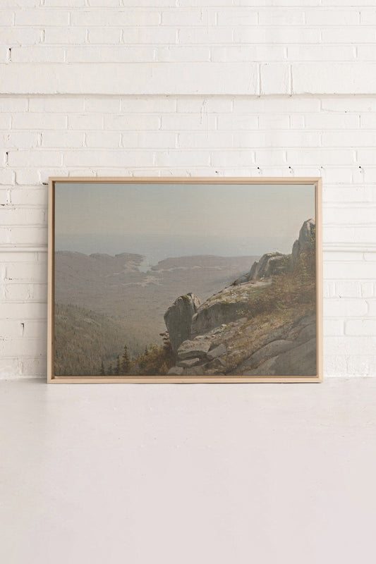 ROCKY CLIFF, Work on stretched canvas