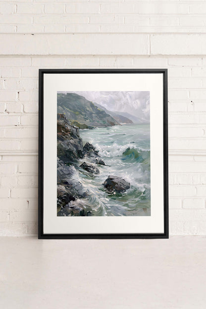 WILD COAST, Work on stretched canvas