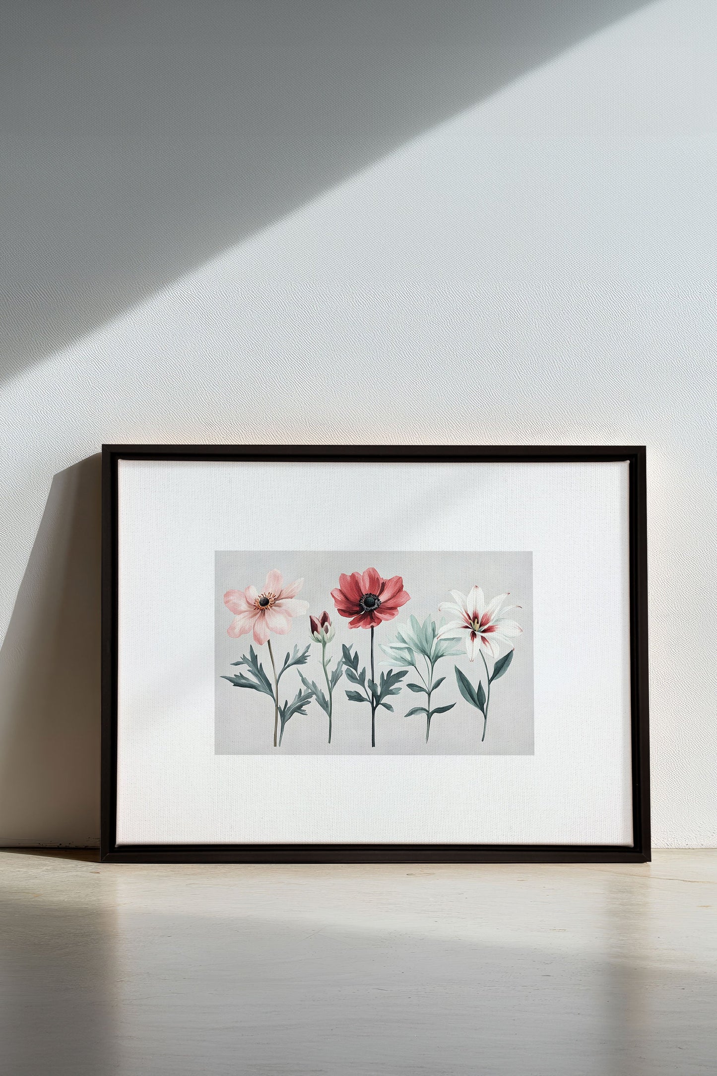 FLEURS DE SAISON, Work on stretched canvas