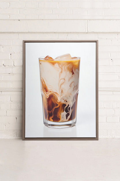 ICED COFFEE, Work on stretched canvas