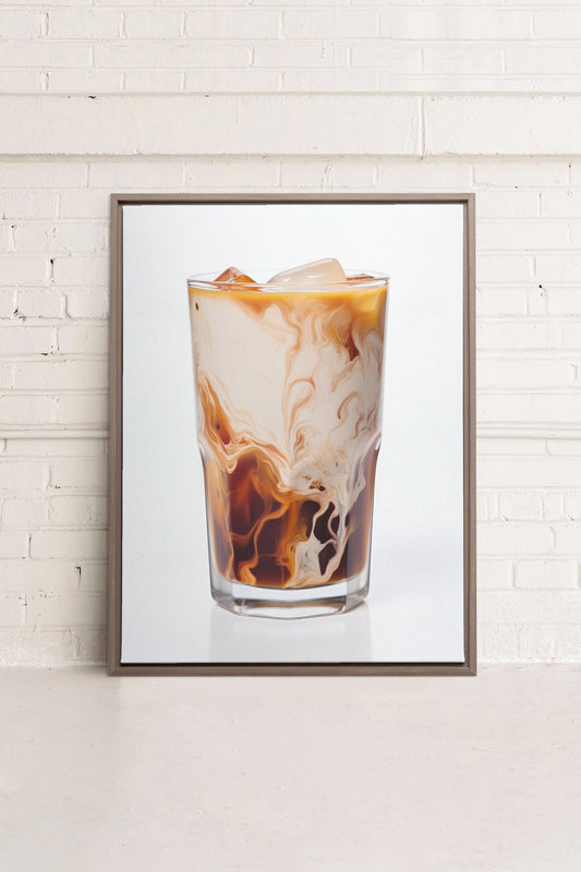 ICED COFFEE, Work on stretched canvas