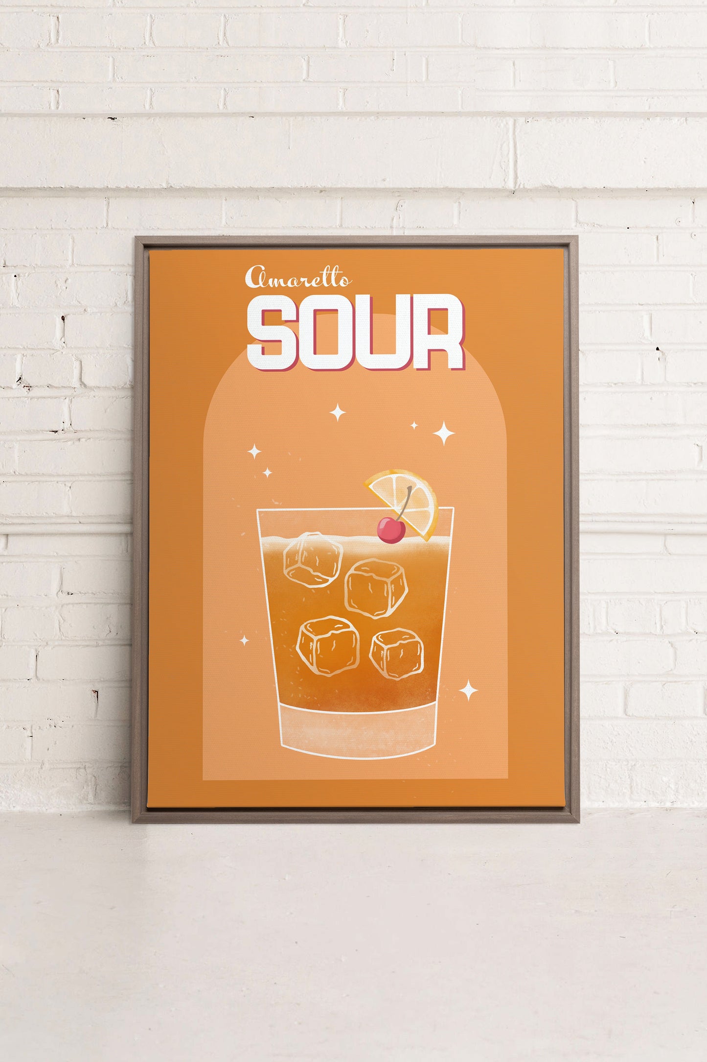 AMARETTO SOUR, Work on stretched canvas