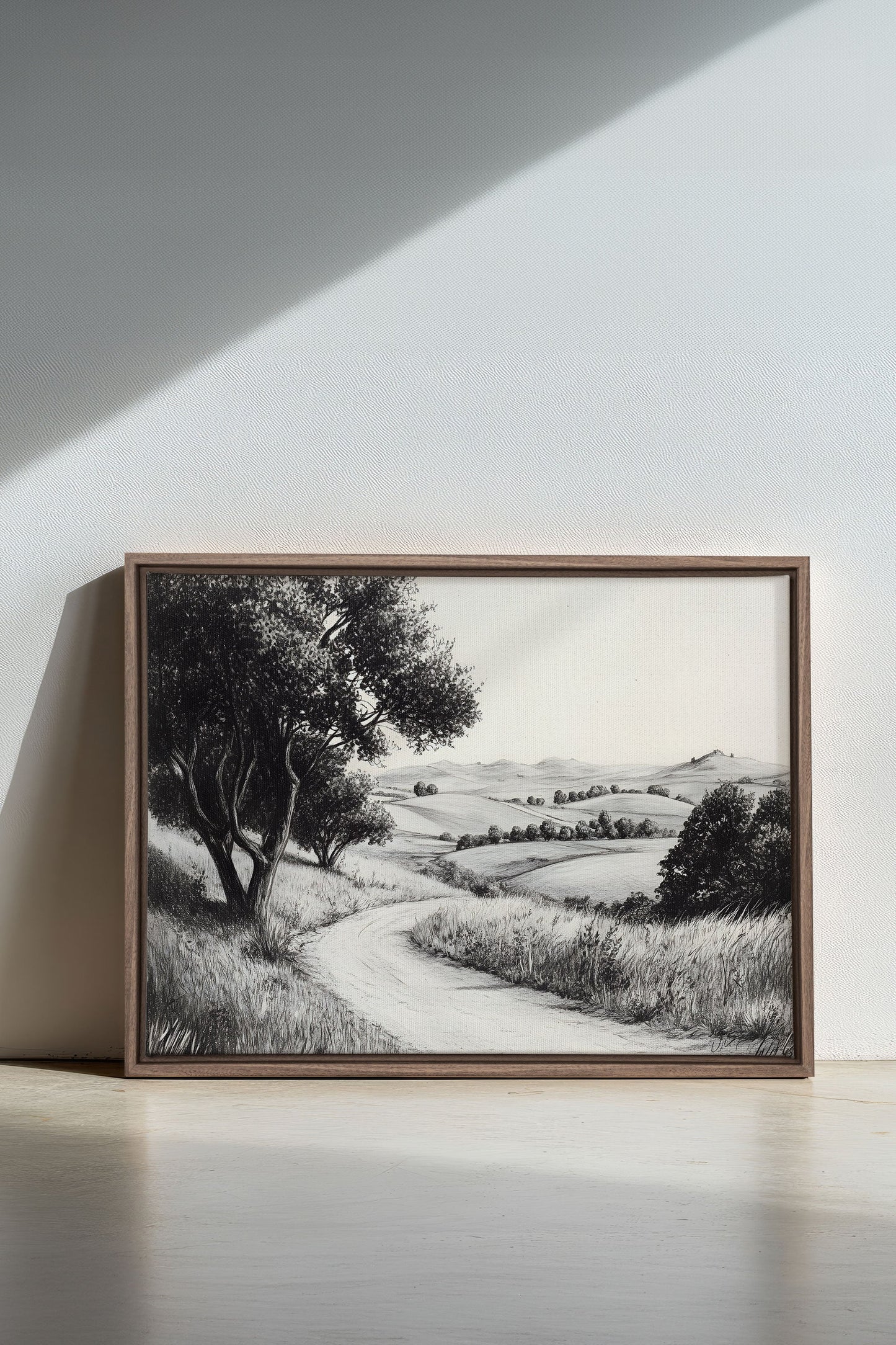 DOUCEUR DES COLLINES, Work on stretched canvas