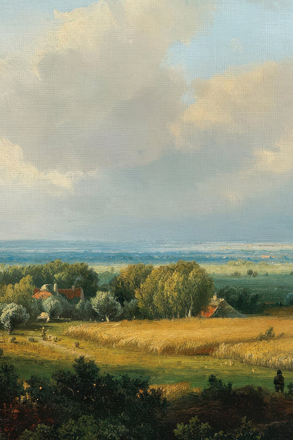 VUE D'ÉPOQUE, CADRE VINTAGE OR
