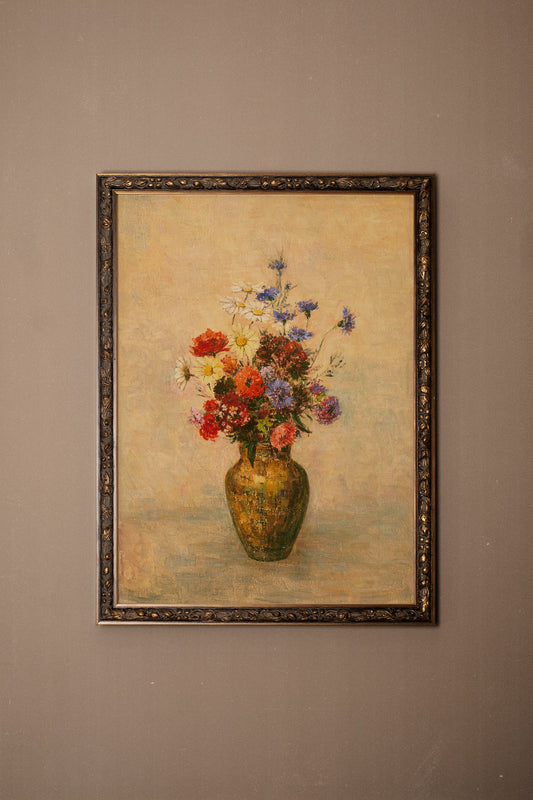 FRAGRANCE OF THE PAST, VINTAGE BRONZE FRAME