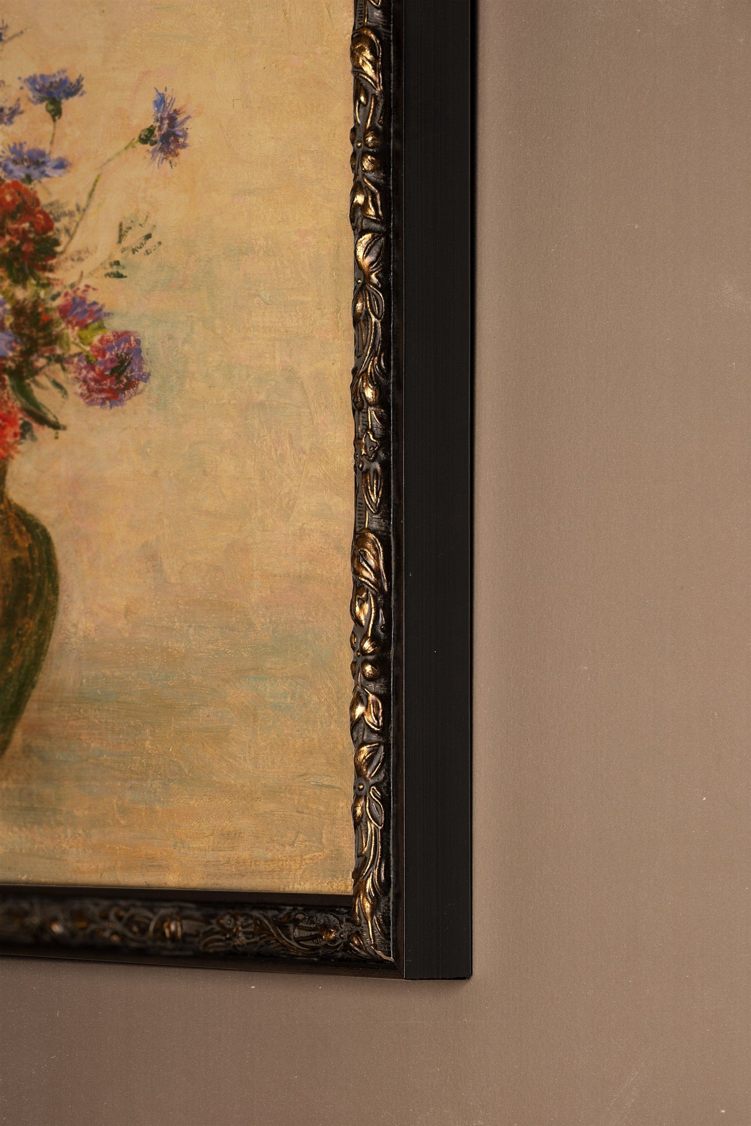 PARFUM DU PASSÉ, Oeuvre sur toile rigide, encadré Vintage Bronze