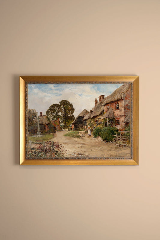 IN THE HEART OF THE VILLAGE, VINTAGE GOLD SETTING