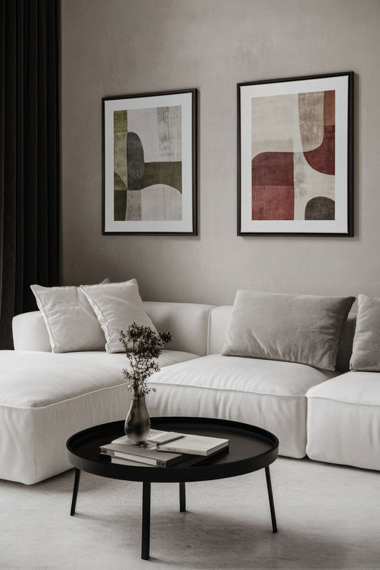 SEASONAL BALANCE (2 Works on stretched canvas)
