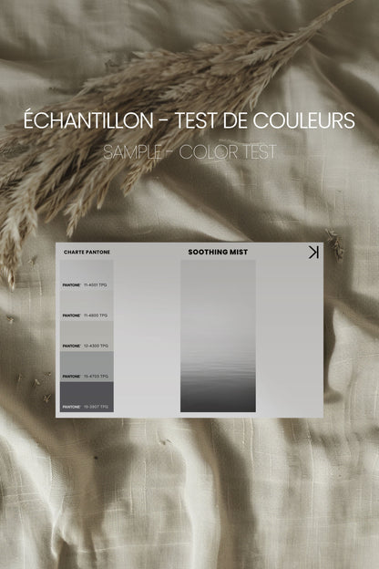 OLEKA CANVAS - SOOTHING MIST, Oeuvre sur toile étirée, encadré Blanc
