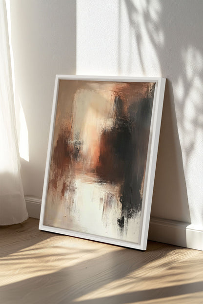 MUTED FLAMES, Work on stretched canvas