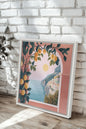 LIMONADE ROSE, Work on stretched canvas