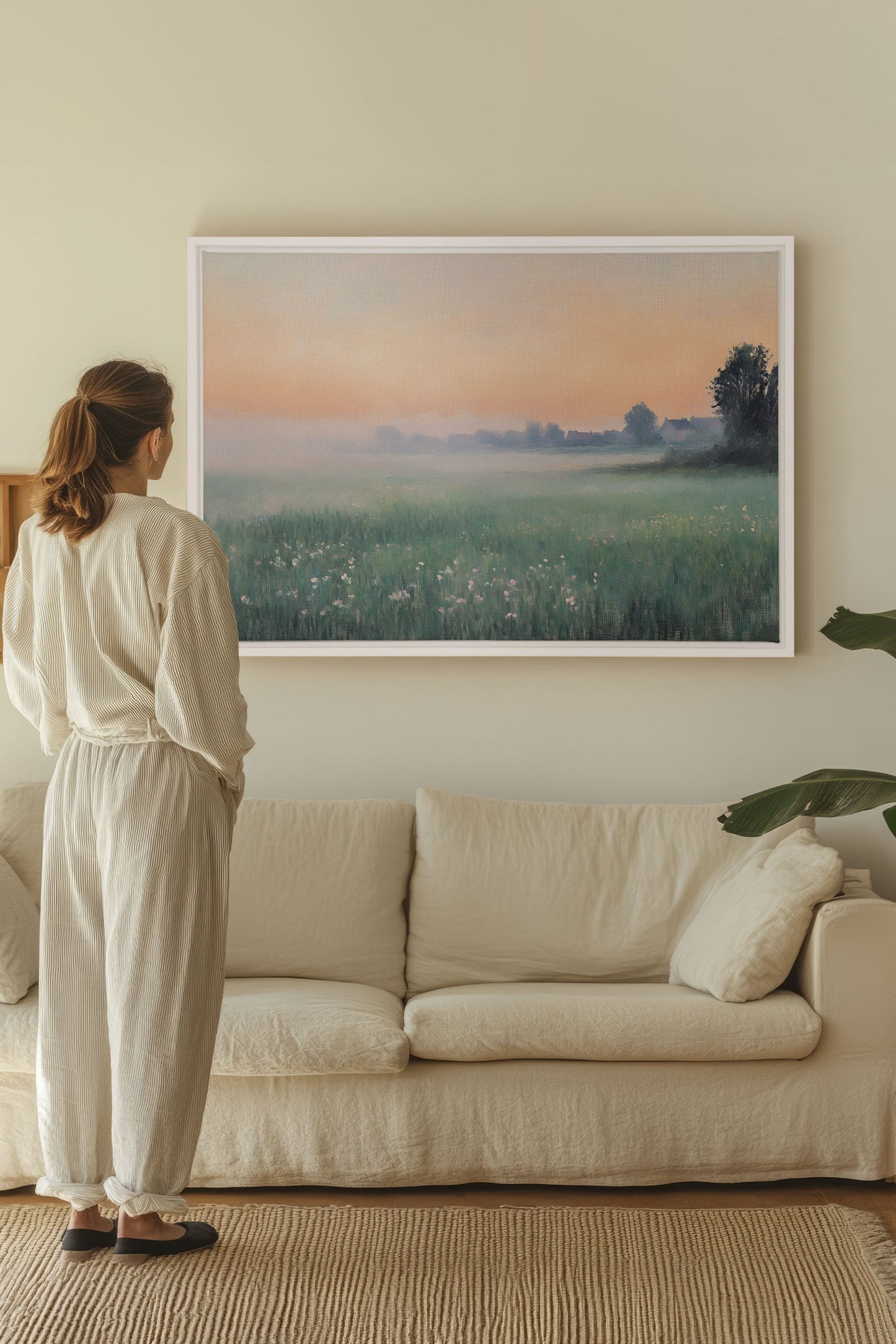 MORNING LIGHT, Work on stretched canvas