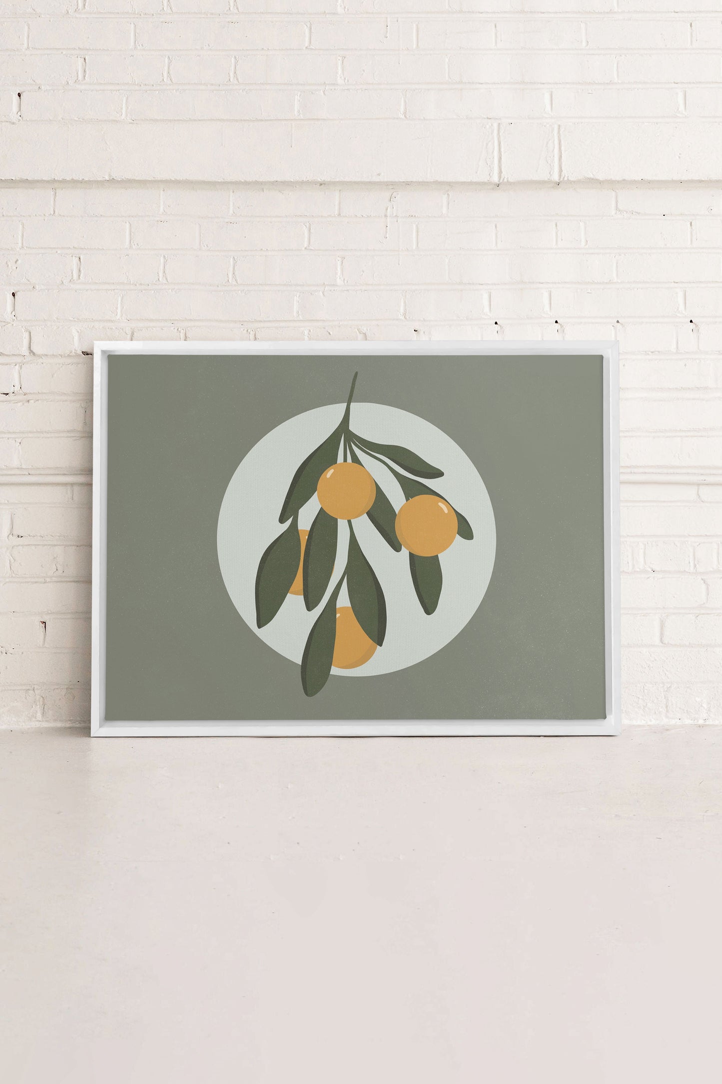LUNAR CITRUS, Work on stretched canvas