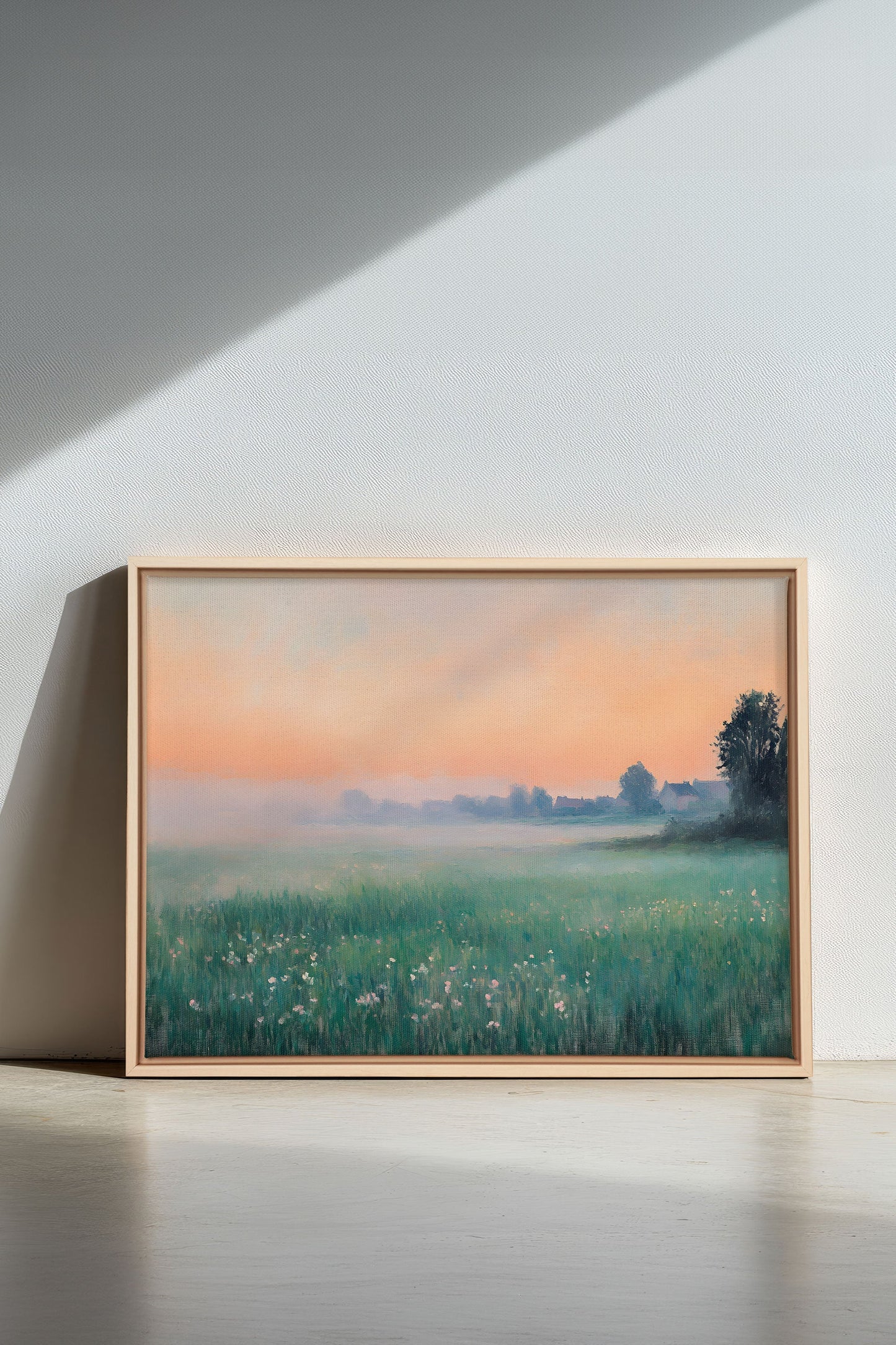 MORNING LIGHT, Work on stretched canvas