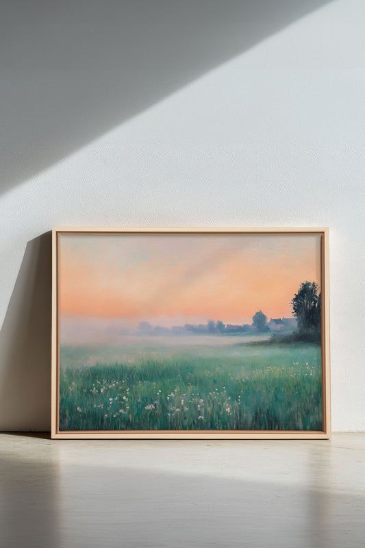 MORNING LIGHT, Work on stretched canvas