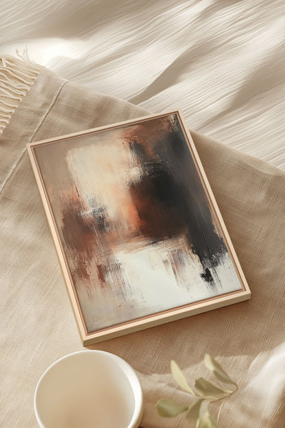 MUTED FLAMES, Work on stretched canvas