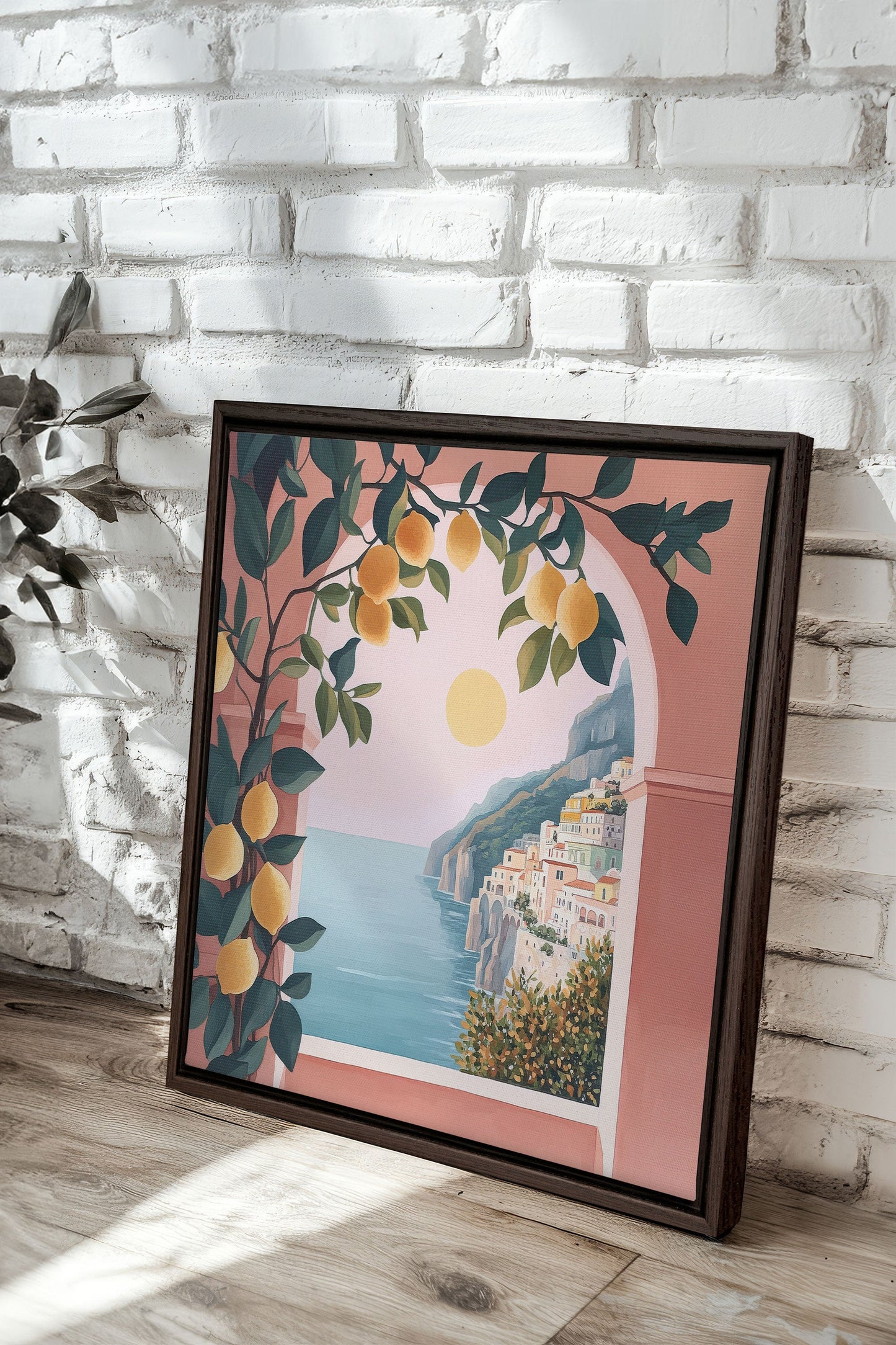 LIMONADE ROSE, Work on stretched canvas