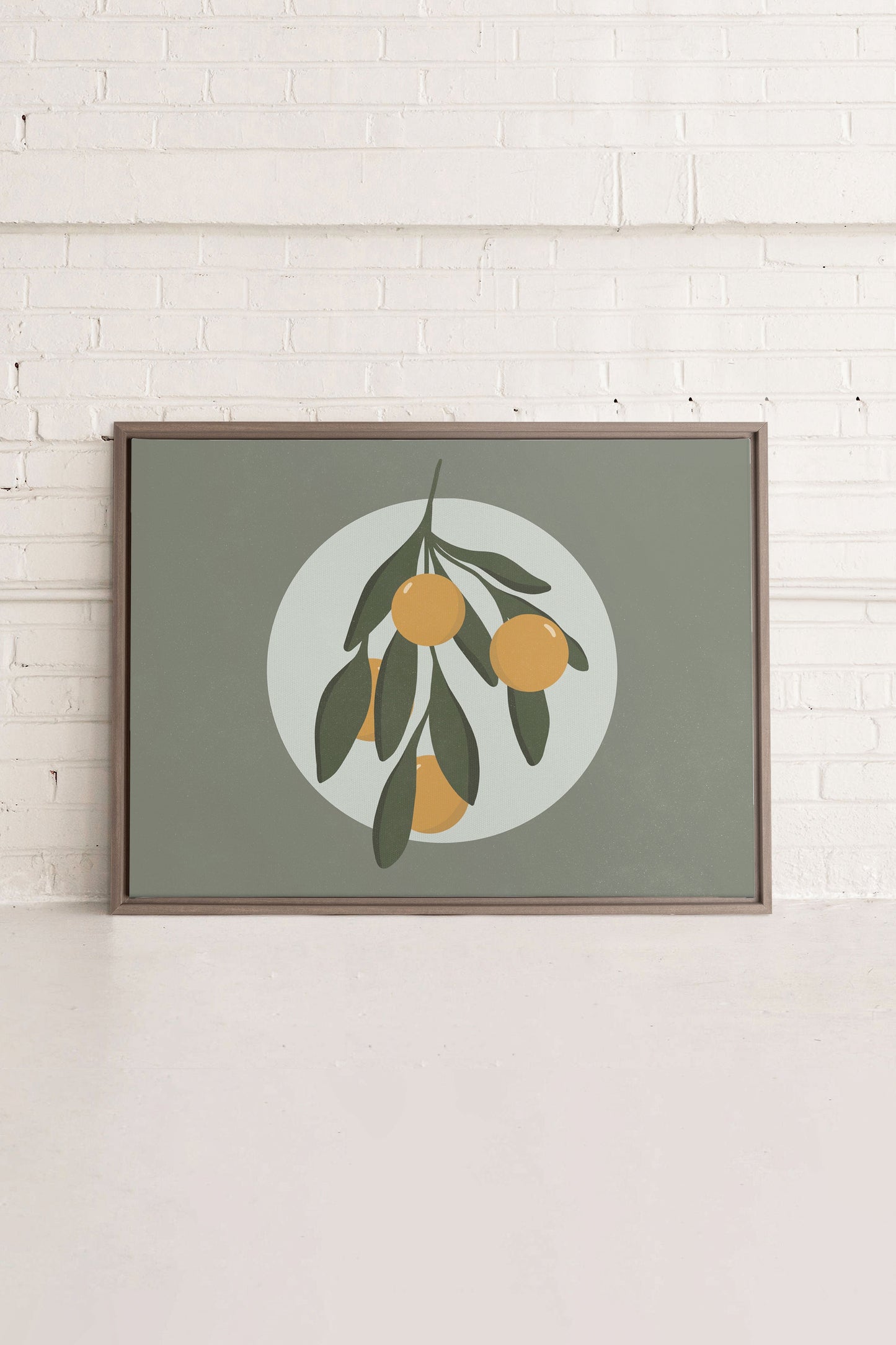 LUNAR CITRUS, Work on stretched canvas