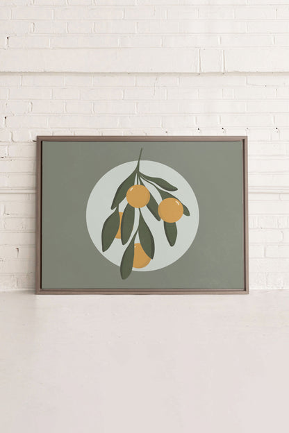 LUNAR CITRUS, Work on stretched canvas