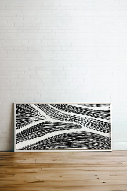FLUID IMPULSES, Oeuvre sur toile étirée