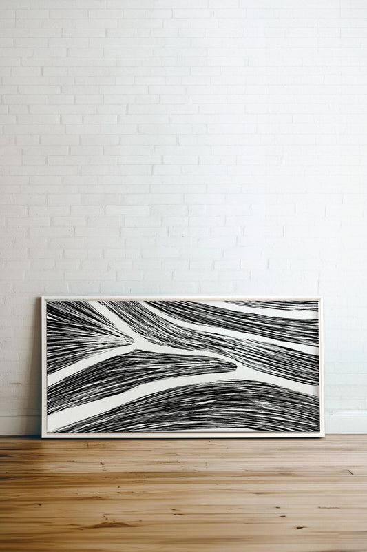 FLUID IMPULSES, Oeuvre sur toile étirée