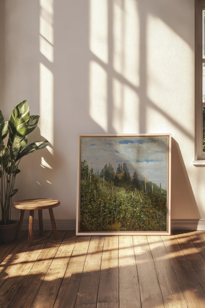 VERSANTS SAUVAGES, Work on stretched canvas