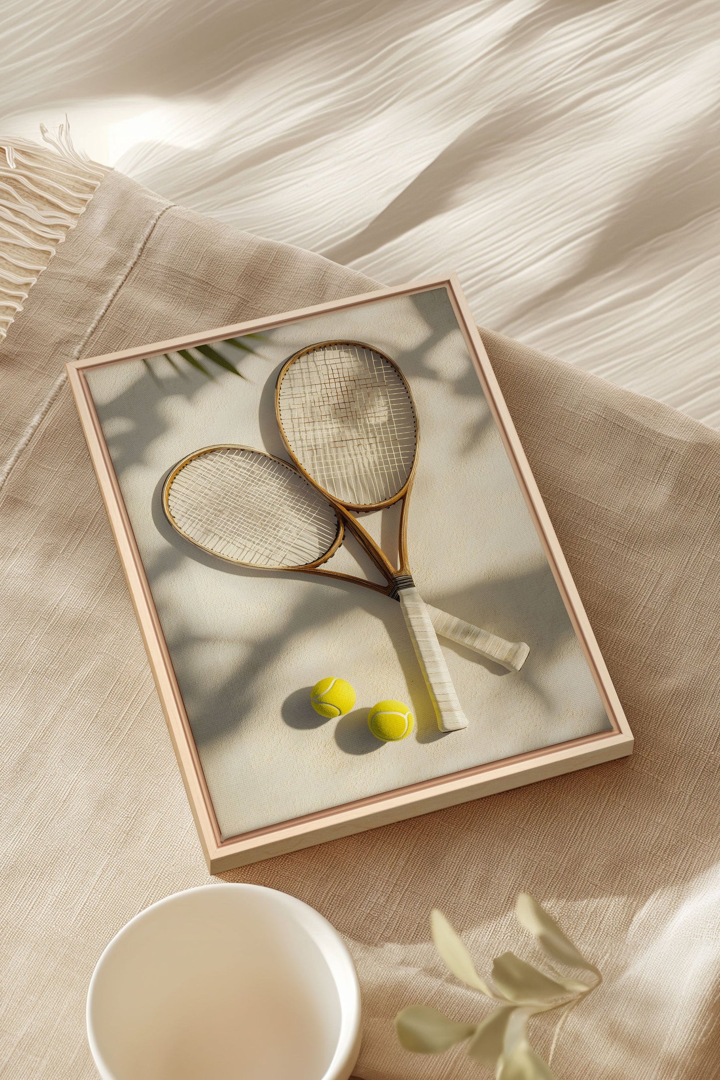 MATCH D'ÉTÉ, Work on stretched canvas